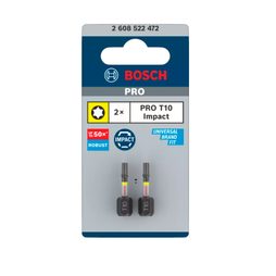 Šroubovací bit Bosch PRO Impact Control 25 mm T10 2 ks 2608522472
