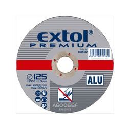 EXTOL PREMIUM 8808402 - kotouč řezný na hliník, 125x1,0x22,2mm