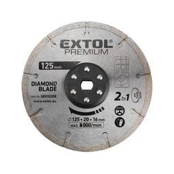 EXTOL PREMIUM 8893020B - diamantový rezný kotúč, 125x20mm