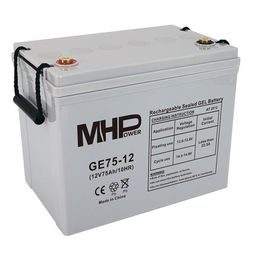 Baterie gelová MHPower GE75-12 GEL