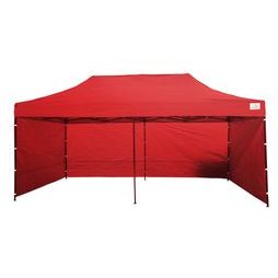 Párty stan VespaGarden 3 x 6 m Light červený