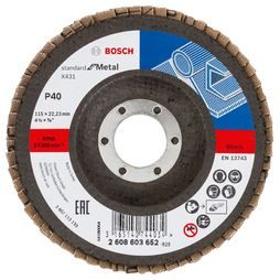 Brusný lamelový kotouč Bosch X431 115 mm P40 2608603652