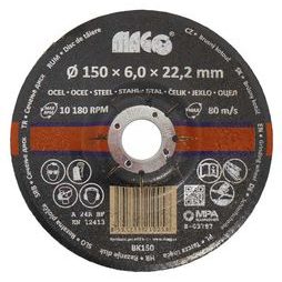 Brúsny kotúč na kov 150x6x22, 2mm