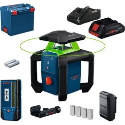 Aku rotačný laserový merač Bosch PRO GRL18V-3-31G 0601061G00