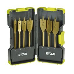 Ryobi RAK 07 SB - 7 ks sada plochých vrtáků