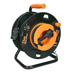 Venkovní prodlužovací kabel SOLIGHT buben 25m, 3x1,5mm² PB30