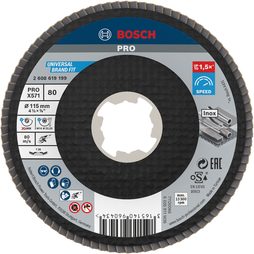 Brusný lamelový kotouč Bosch PRO X571 115 mm G80 2608619199