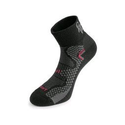 Funkční ponožky CXS SOFT, černo-červené