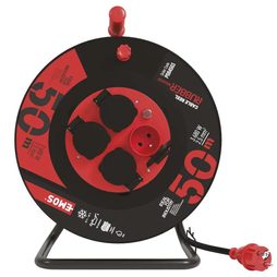Venkovní prodlužovací kabel na bubnu 50 m, 2,5 mm² EMOS P084503