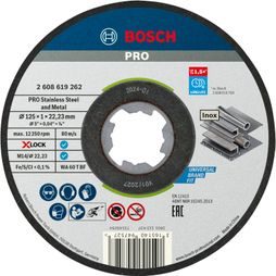 Řezný kotouč Bosch PRO Stainless Steel and Metal 125 x 1 mm 2608619262