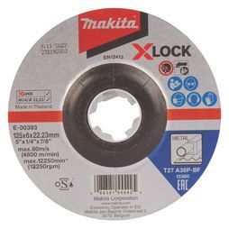 Brusný kotouč na kov Makita X-LOCK 125 mm E-00393