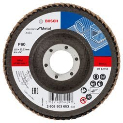 Brusný lamelový kotouč Bosch X431 115 mm P60 2608603653