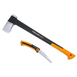 Štípací sekera Fiskars X25 + Pilka Xtract 1025437