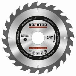 Pílový kotúč Kreator 165 mm 24 T KRT020410