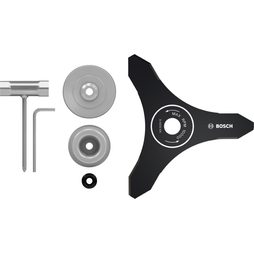 Trojcípý nůž ke křovinořezu Bosch PRO 25 cm F016800663