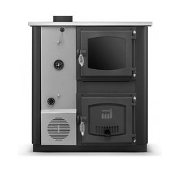 Sporák s výměníkem TEMY PRO 18 kW levá, černá