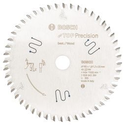 Pilový kotouč Bosch Top Precision Best for Wood 165 mm 48T 2608642384