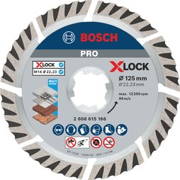 Diamantový dělicí kotouč Bosch PRO X-LOCK 125mm 1 ks 2608615166