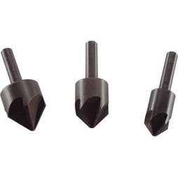 EXTOL CRAFT 930040 - záhlbníky do vŕtačky 90 °, sada 3ks, ∅12-16-19mm