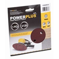 5x Brusný papír Powerplus 150 mm POWAIR0123