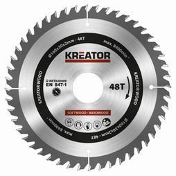 Pílový kotúč Kreator 160 mm 48T KRT020409