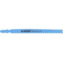 EXTOL PREMIUM 8805208 - plátky do přímočaré pily 5ks, 132x1mm, Bi-metal