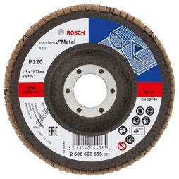 Brusný lamelový kotouč Bosch X431 115 mm P120 2608603655