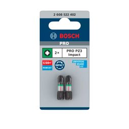 Šroubovací bit Bosch PRO Impact Control 25 mm PZ3 2 ks 2608522402
