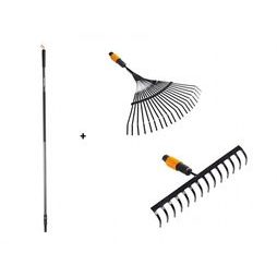 Súprava hrable a násada Fiskars QuikFit 10511