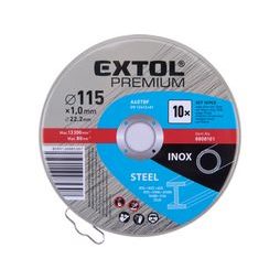 10 x Řezný kotouč EXTOL PREMIUM 115 x 1 mm 8808101