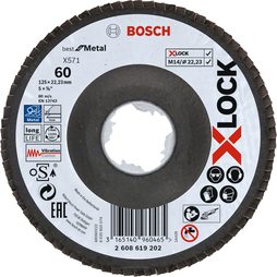 Brusný lamelový kotouč Bosch PRO X571 125 mm G60 2608619202