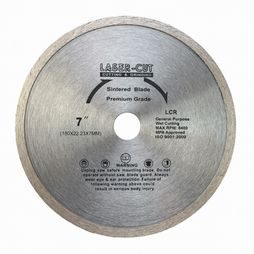 Diamantový kotouč celoobvodový 180 x 7mm LCR