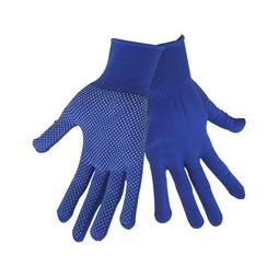 EXTOL CRAFT 99714 - rukavice z polyesteru s PVC terčíky na dlani, velikost 9"