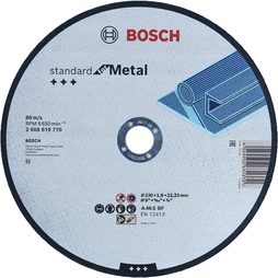 Řezný kotouč Bosch Standard for Metal 230 x 1,9 mm 2608619770