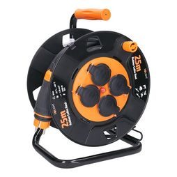 Venkovní prodlužovací kabel SOLIGHT buben 25m, 3x1,5mm² PB33