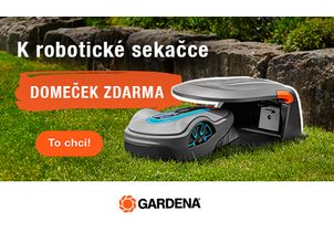 Získejte k robotickým sekačkám GARDENA domeček zcela ZDARMA