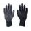 Pracovní rukavice EXTOL z polyesteru velikost 8" černá 8856635