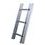Střešní žebřík JUMBO 3 STEP 1 m 43TS010