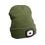 Čepice s čelovkou EXTOL LIGHT 43192 nabíjecí, tmavě zelená
