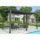 Bioklimatická pergola Riwall PRO RMBP 13 x 10 antracit 4x3m