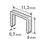 Spony, balenie 1000ks, 6mm, 11,3x0,52x0,70mm EXTOL PREMIUM 8852501