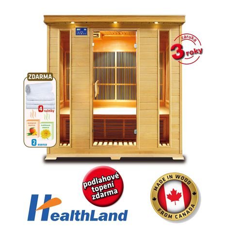 Infrasauna HEALTHLAND DeLuxe 4004 Carbon