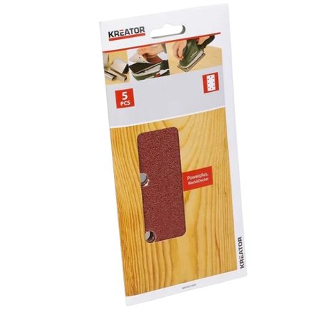5x Brusný papír Kreator 93 x 230 mm B G180 KRT202508 - 2