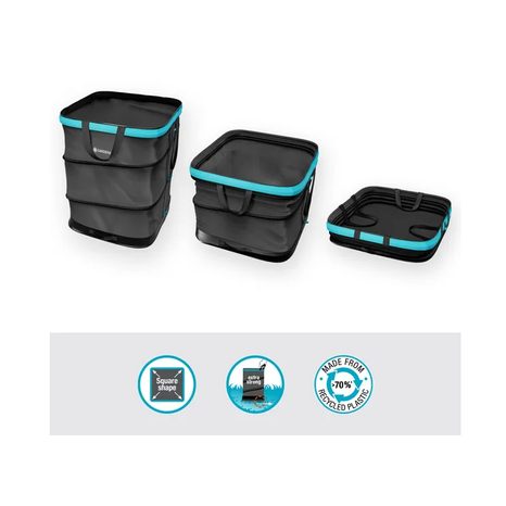 Záhradný kôš Gardena skladací, hranatý - veľ. L 11716-20 - 3