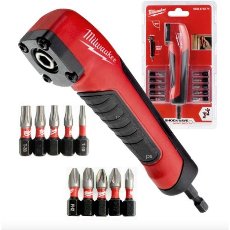 Rázový nástavec s bity Milwaukee SHOCKWAVE 11 ks 4932471274 - 6