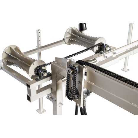 Podávací stůl s posuvem k řadám LUMAG SSA 400 a SSA 500 - 2