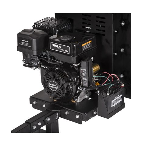 Benzínový talířový drtič větví/listí Lumag RAMBO HC 15L - 5