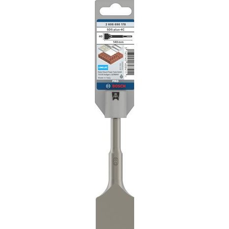 Sekáč lopatkový Bosch PRO SDS plus-4C, 40 x 140 mm 2608690178 - 2