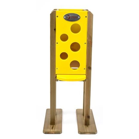 Dřevěný box na písek žlutý Classic World - 3