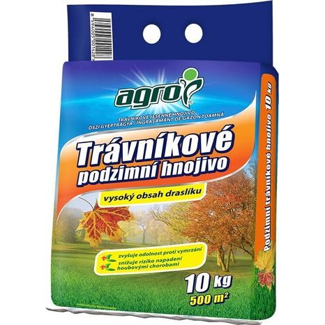 Trávníkové hnojivo podzimní Agro 10 kg 000346